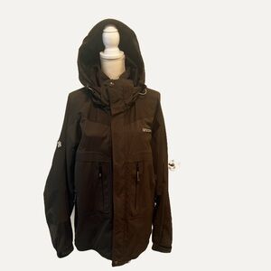 Descente Dark Olive Ski Jacket with Hood
